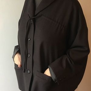 RARE FIND Drozdzik Wool Jacket in Brown Size 6